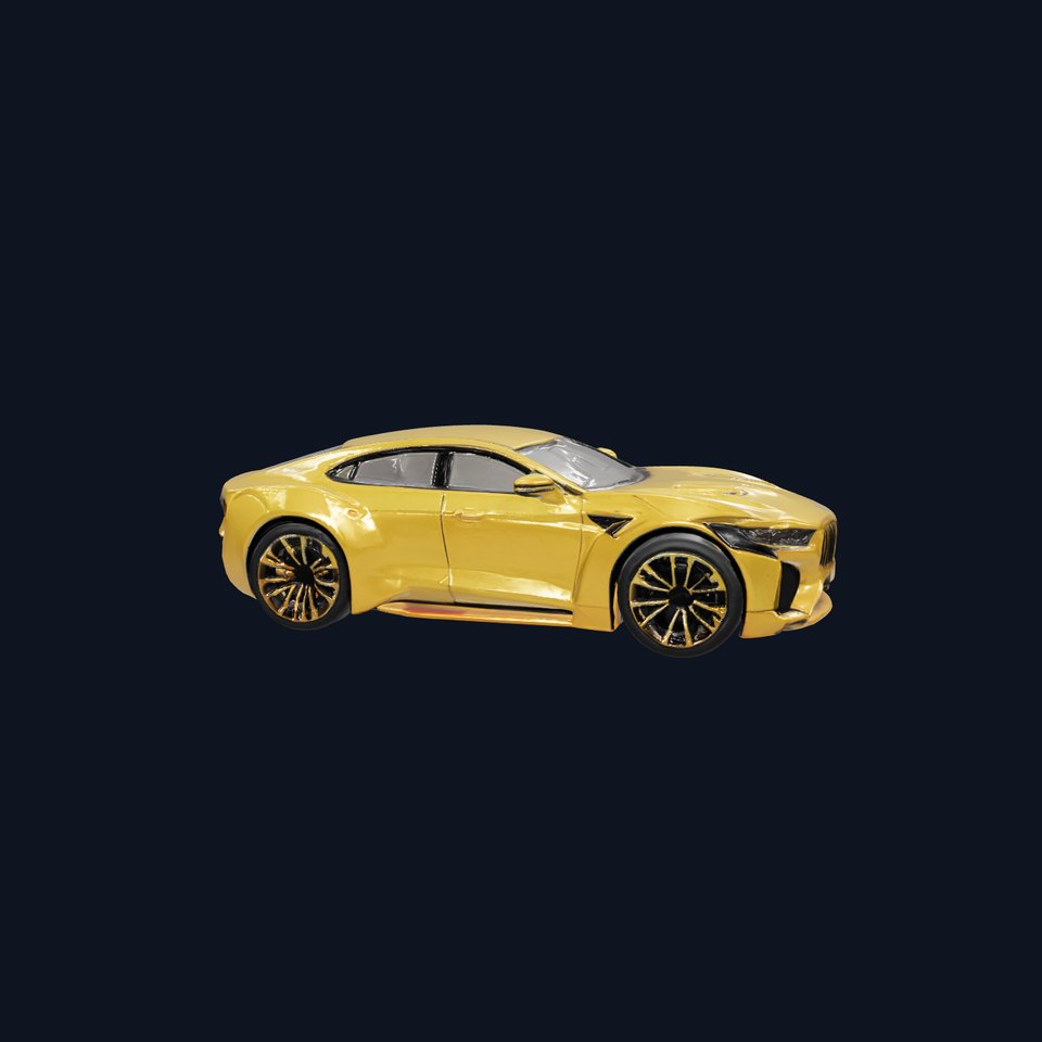 Black and Gold Luxury Security Car with Bulletproof Glass